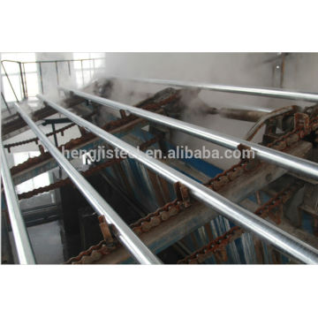 Galvanized ERW steel pipes for construction